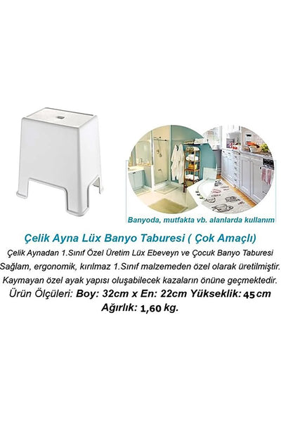 Büyük Boy Banyo Taburesi