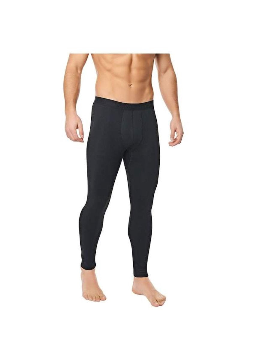 Erkek İçi Pamuklu Termal Pijama Tayt İçlik Siyah - S-M