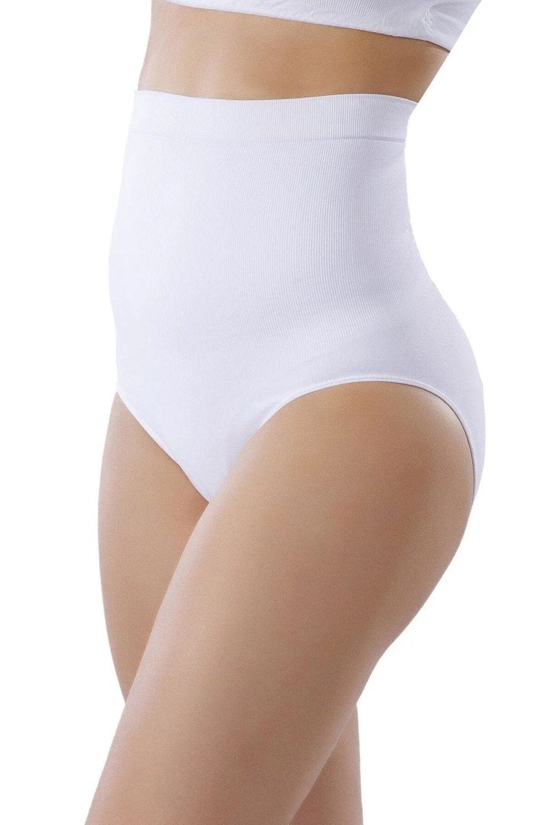 Yüksek Bel Kadın Slip Korse 13003 - Beyaz - S