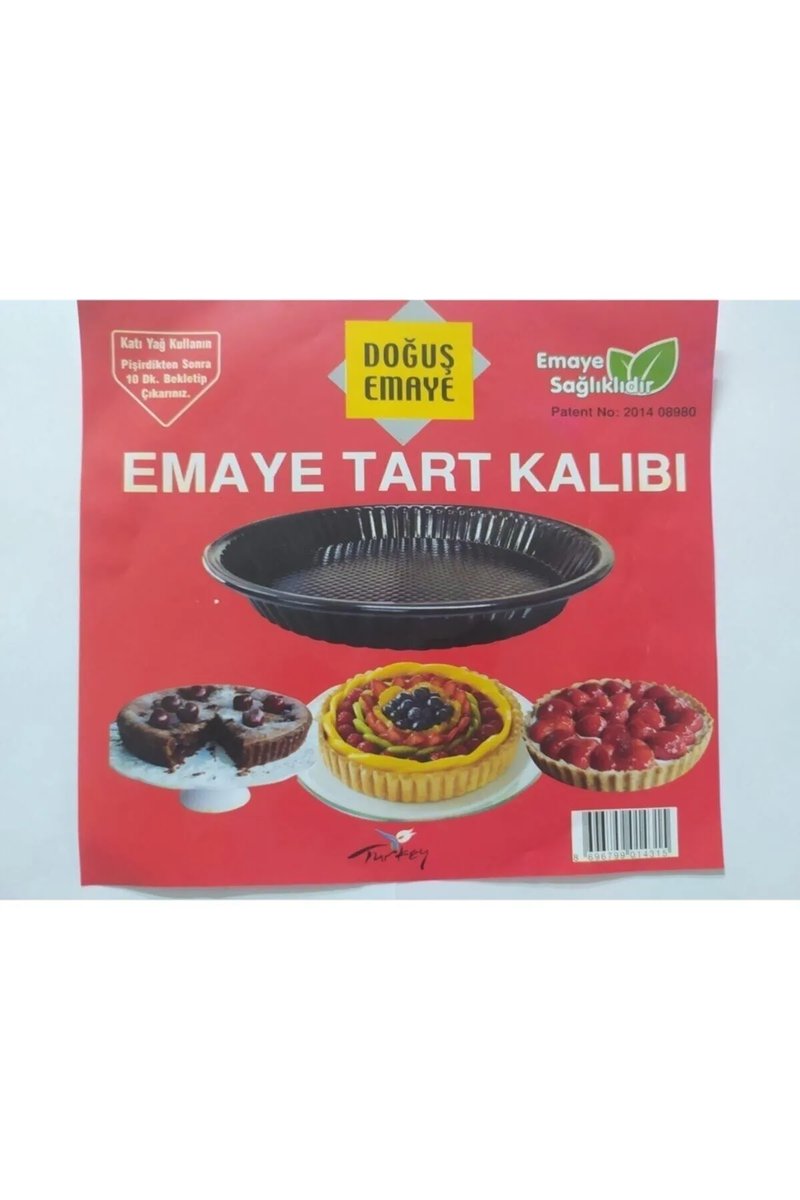 Emaye Tart Turta Kalıbı - 82501