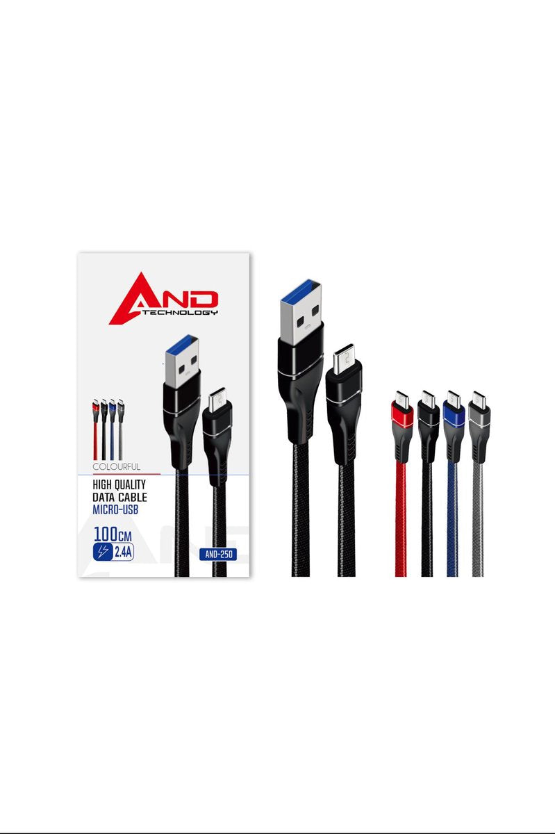 Mikro Usb Data Kablosu Samsung 2.4A - AND-250