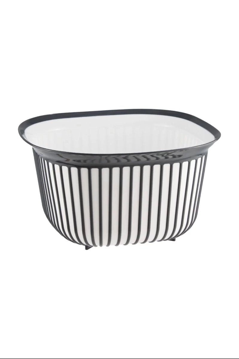 Linea Kare Çizgi Desenli Kase 4 Lt - BNM-3712
