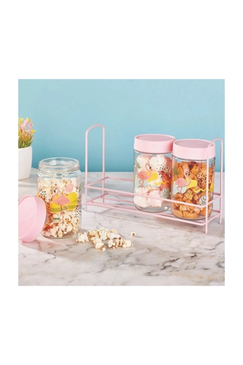 3 Lü Flamingo Baharat Seti - HN-2506