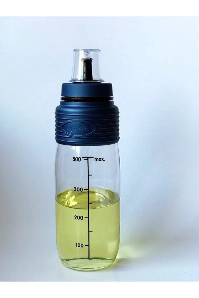 Akıllı Cam Yağdanlık 500 Ml Damlatmaz Yağdanlık - EMN3373