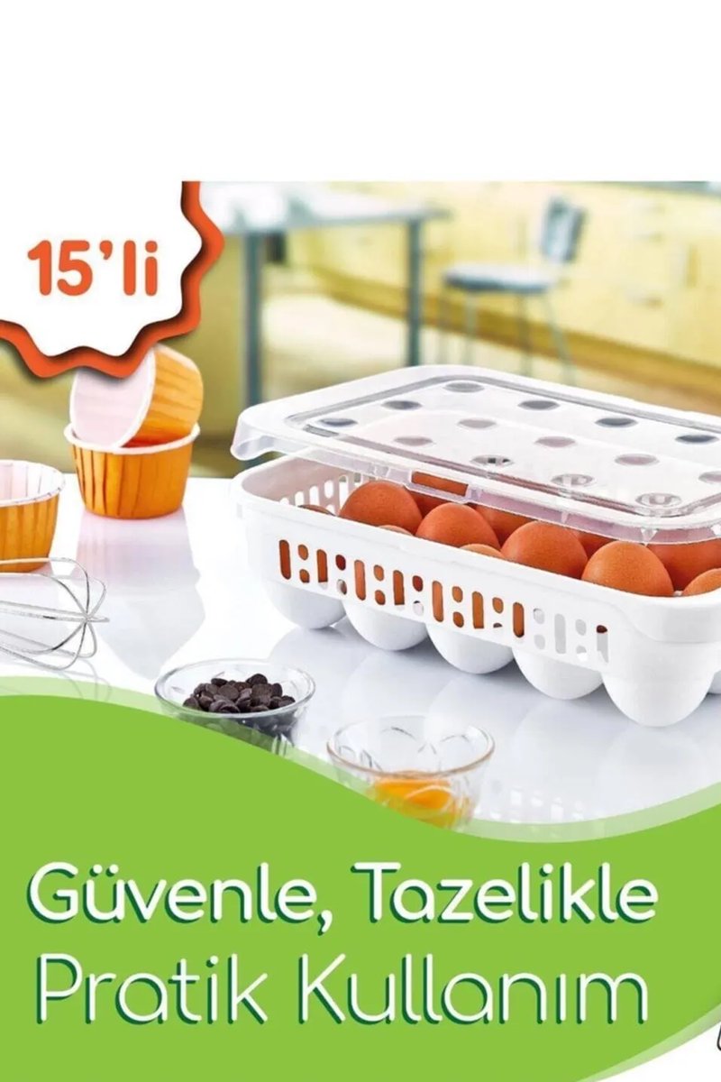 15 Bölmeli Yumurta Kabı - AK680