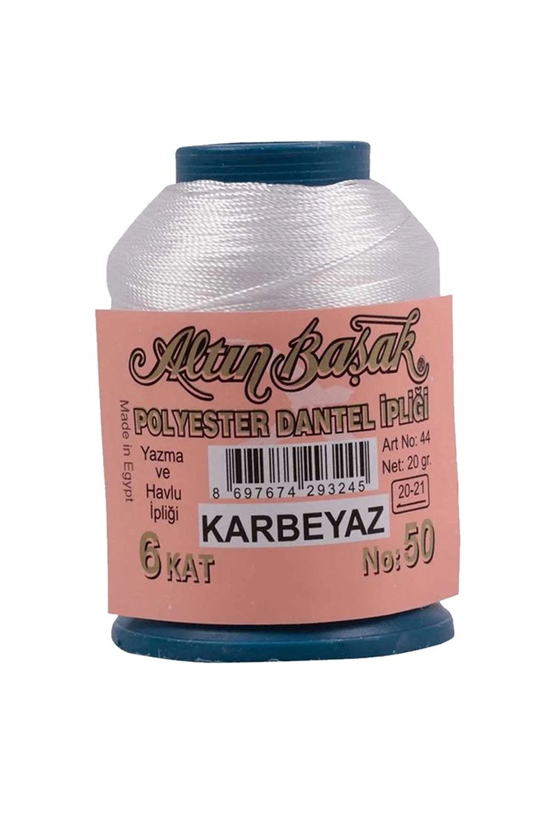 Altınbaşak Oya ve Dantel İpi 20 gr - - No: K.BEYAZ