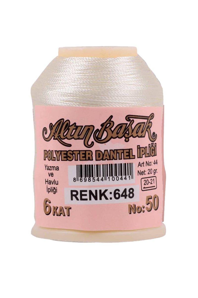 Altınbaşak Oya ve Dantel İpi 20 gr - - No: 648