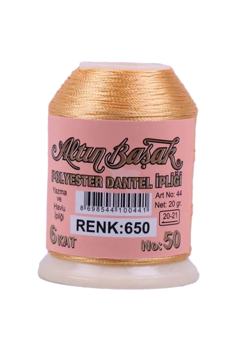 Altınbaşak Oya ve Dantel İpi 20 gr - - No: 650