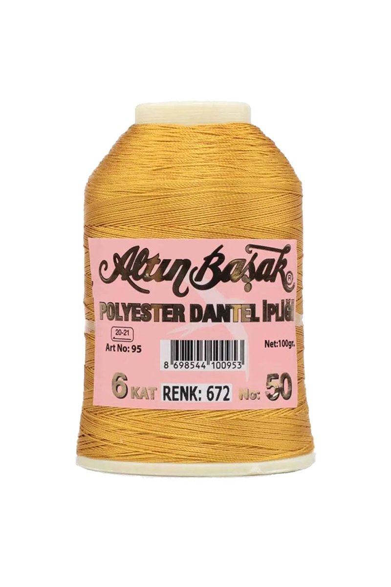 Altınbaşak Oya ve Dantel İpi 20 gr - - No: 672