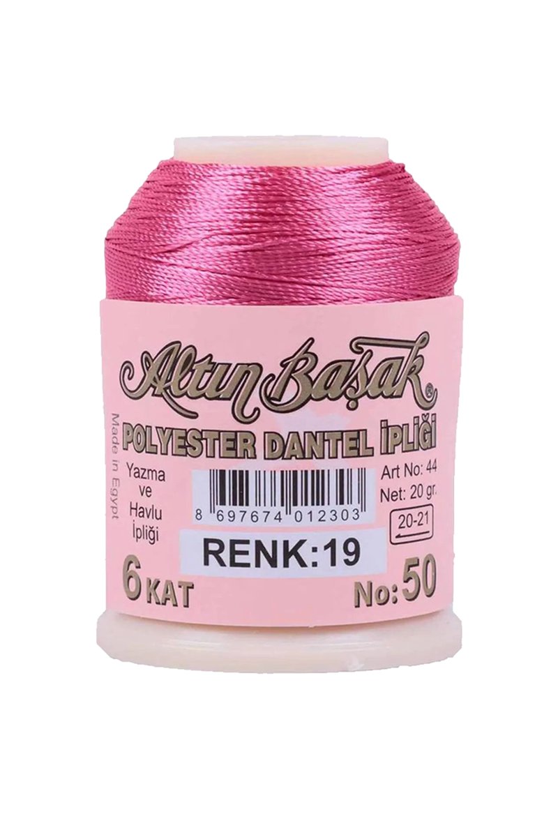 Altınbaşak Oya ve Dantel İpi 20 gr - - No: 019