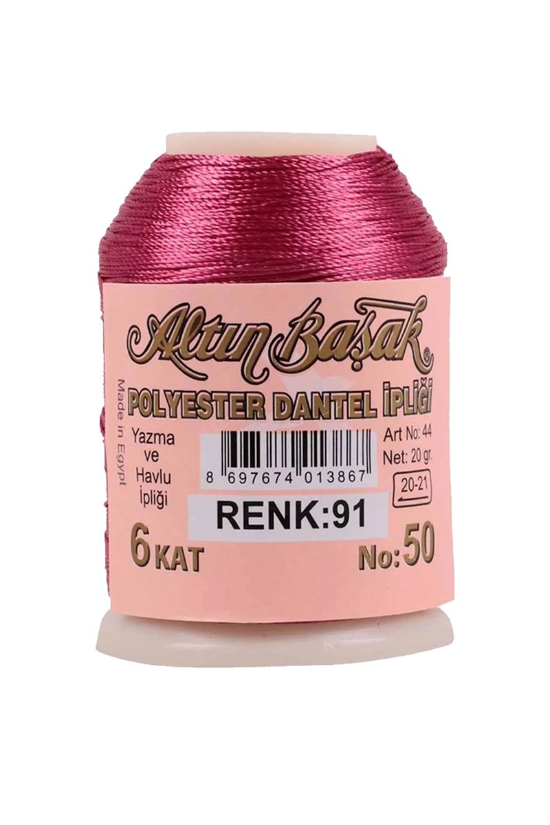 Altınbaşak Oya ve Dantel İpi 20 gr - - No: 091