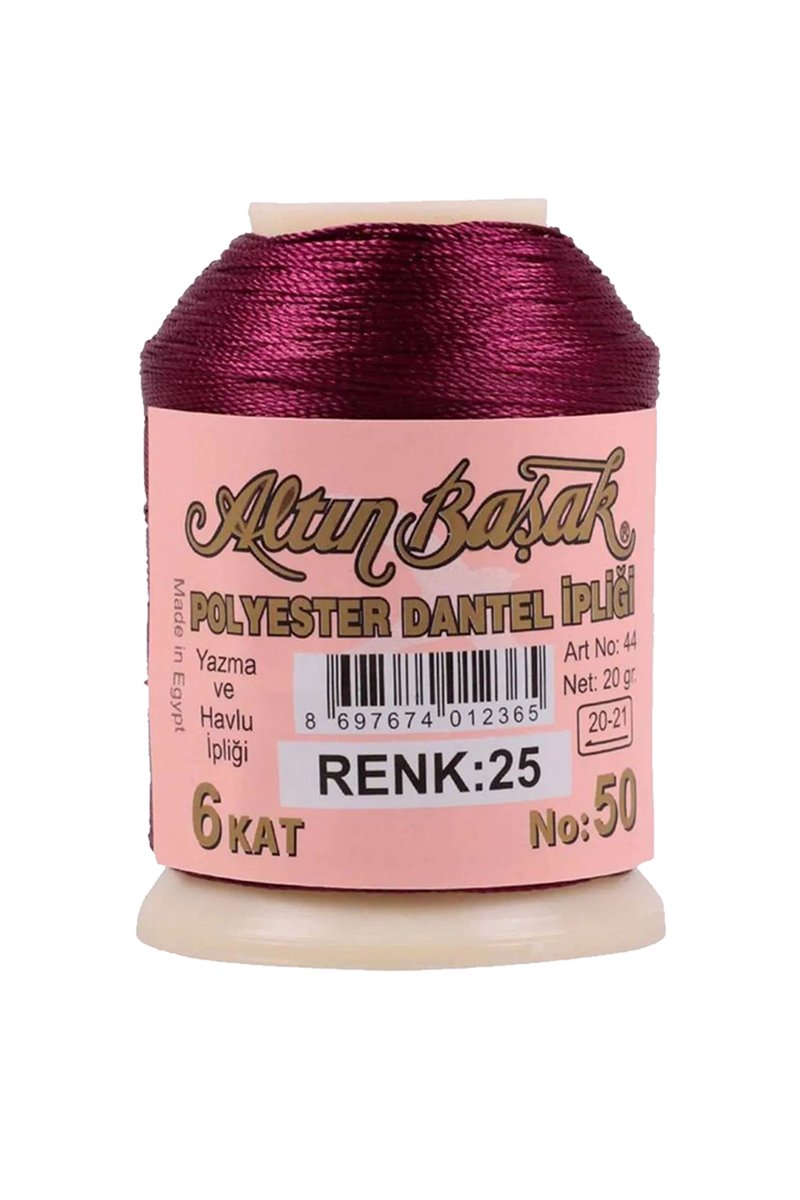 Altınbaşak Oya ve Dantel İpi 20 gr - - No: 025