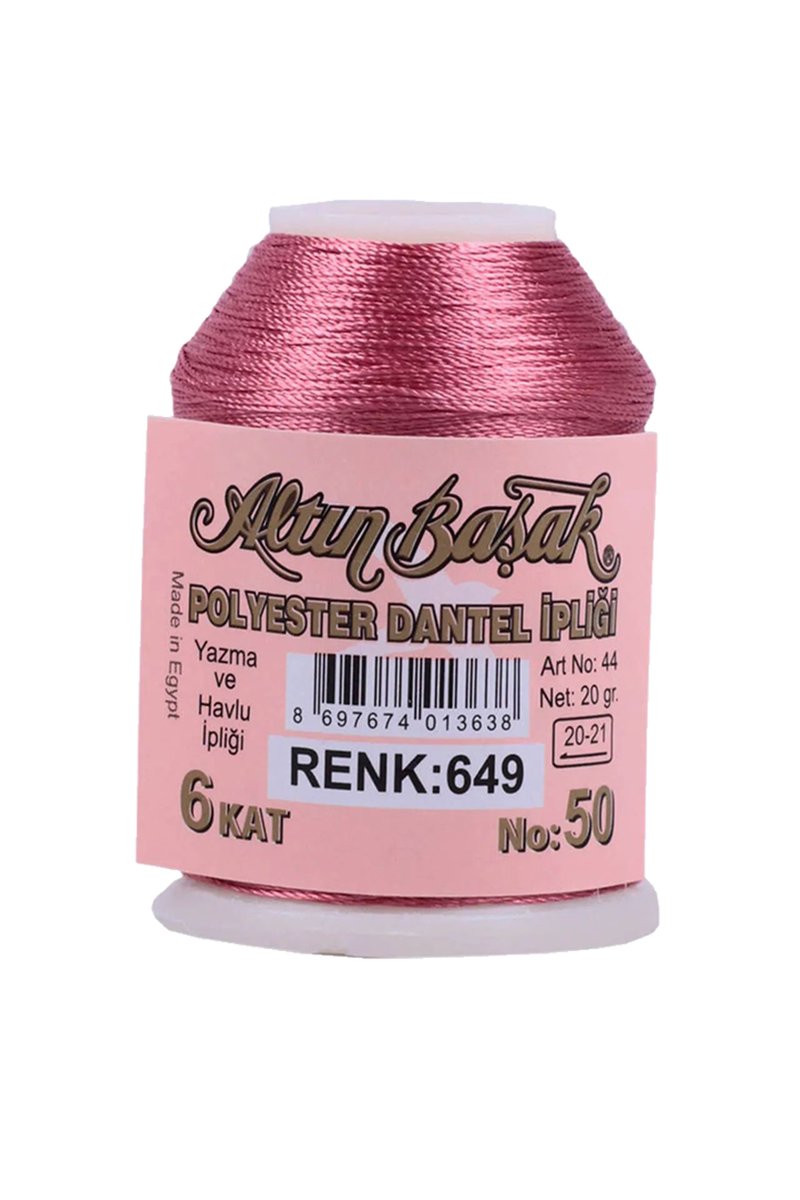 Altınbaşak Oya ve Dantel İpi 20 gr - - No: 649