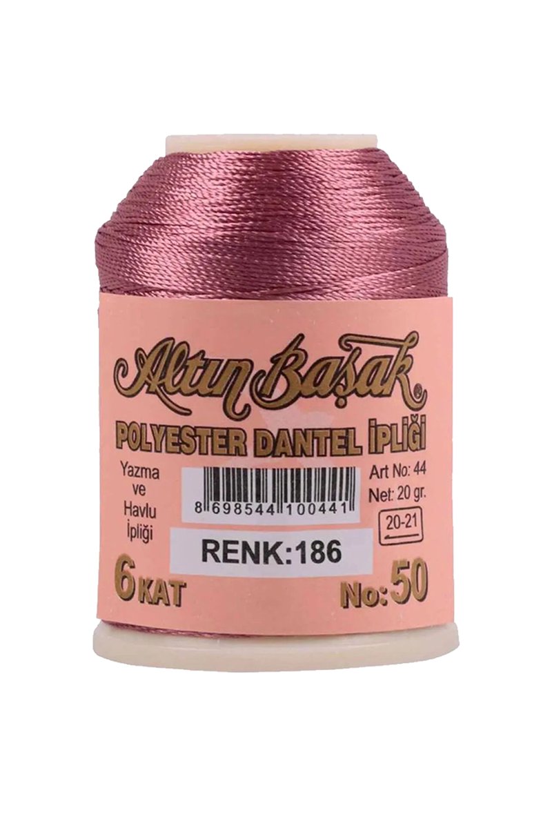 Altınbaşak Oya ve Dantel İpi 20 gr - - No: 186