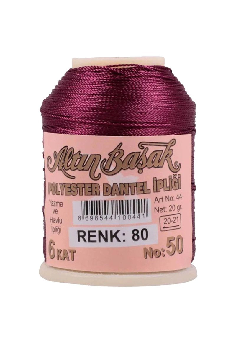 Altınbaşak Oya ve Dantel İpi 20 gr - - No: 080