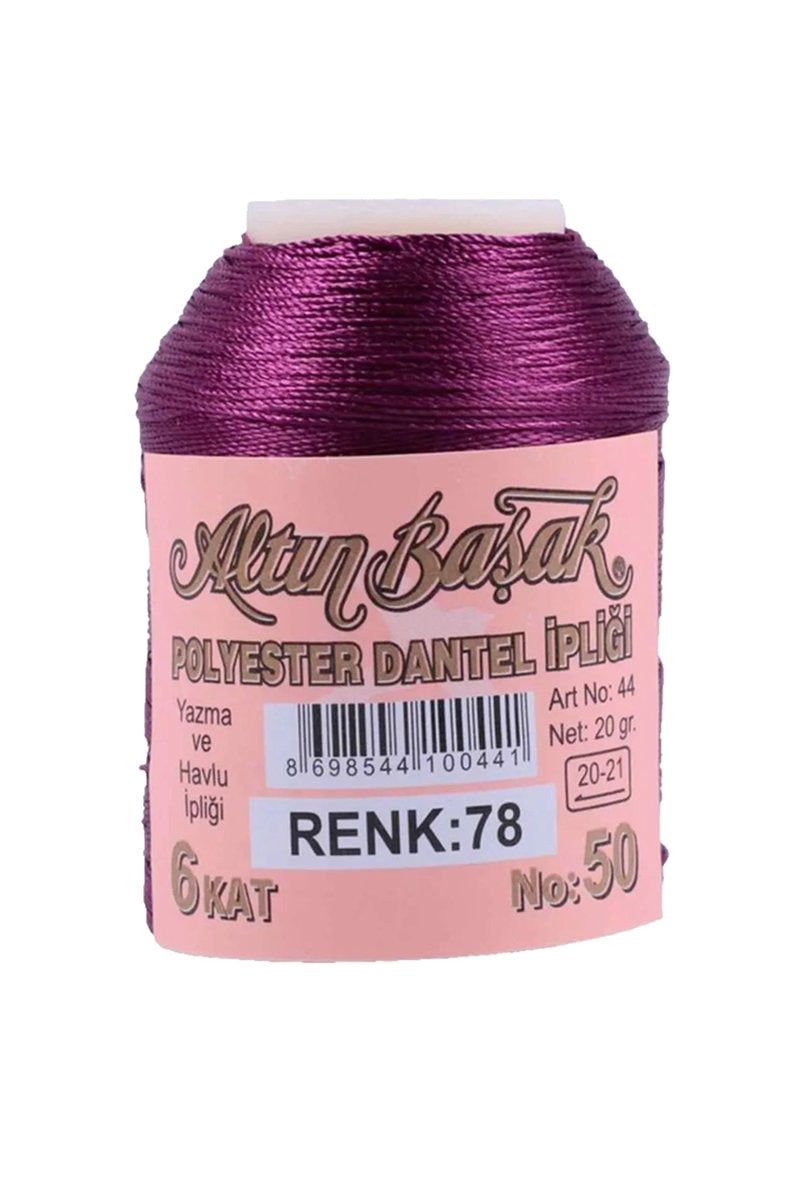 Altınbaşak Oya ve Dantel İpi 20 gr - - No: 078