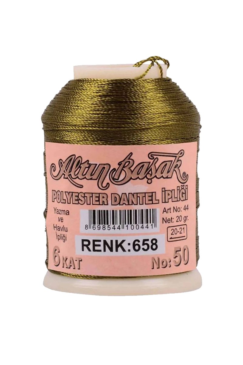 Altınbaşak Oya ve Dantel İpi 20 gr - - No: 658