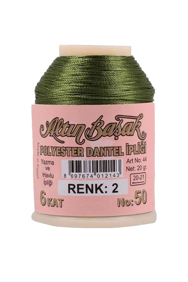 Altınbaşak Oya ve Dantel İpi 20 gr - - No: 002