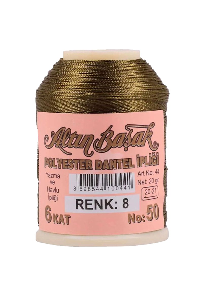 Altınbaşak Oya ve Dantel İpi 20 gr - - No: 008