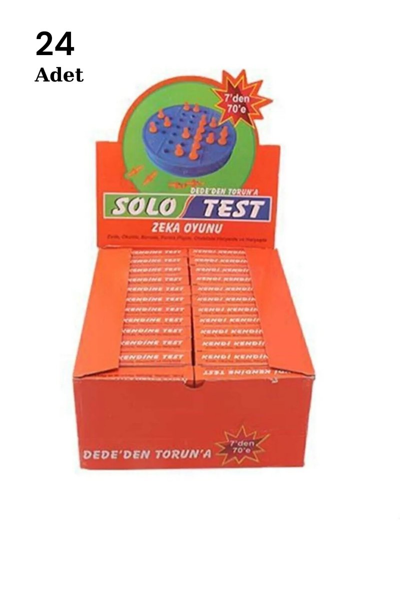 24 Adet Solo Test Zeka Oyunu Nostalji