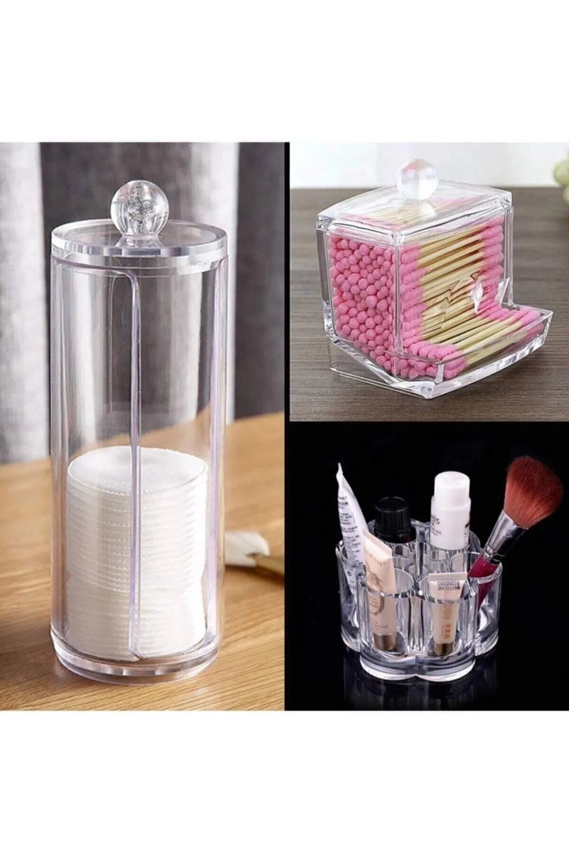 3'lü Makyaj Organizer Set - AK504