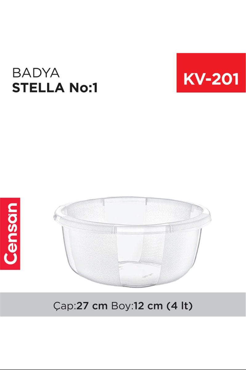 Yuvarlak Şeffaf Badya 1 Adet 1 No - E173