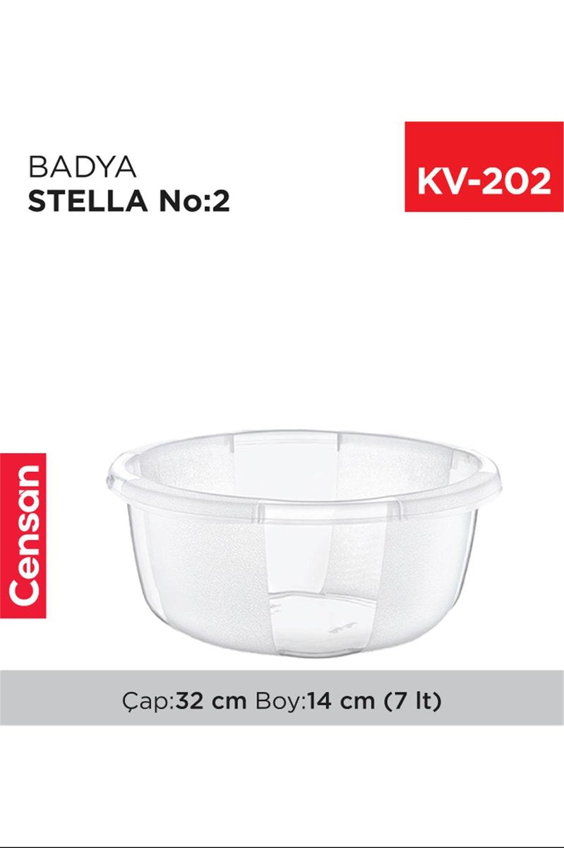 Yuvarlak Şeffaf Badya 1 Adet 2 No - E174