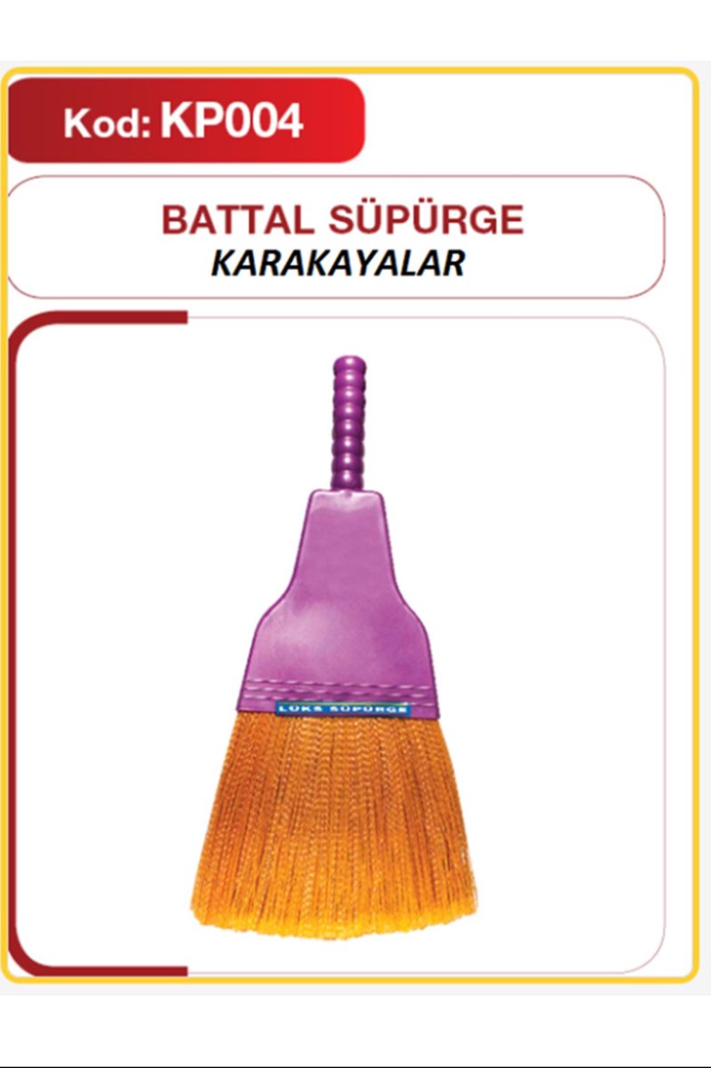 Karakayalar Plastik Süpürge (Battal) - KP-004