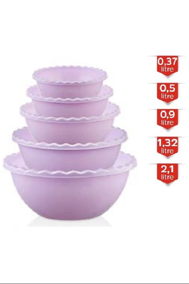 5’li Tırtıllı Yuvarlak Badya - MRD809