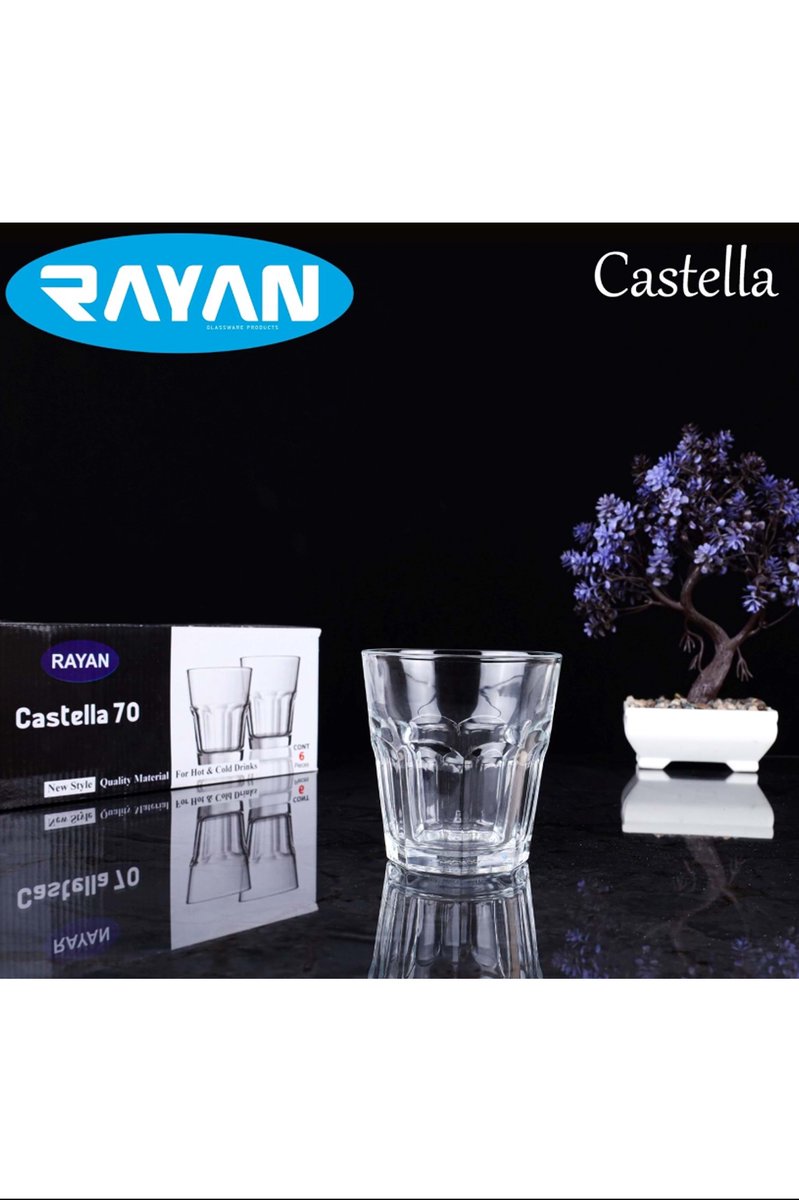 Castella 70 Model 6'lı Su Bardağı - 81732