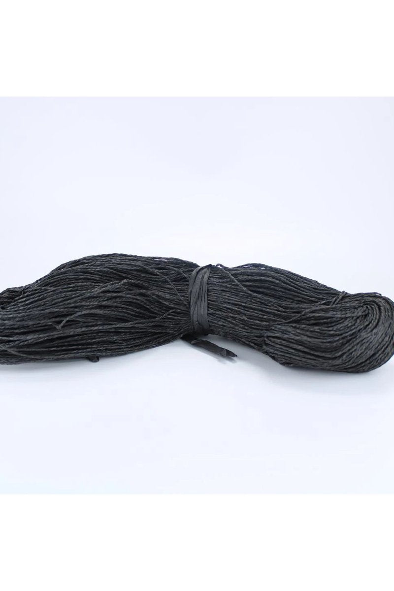 Siyah Renk Çile Kağıt İp Çanta Ipi Supla Ipi No:12 - (550-600 gr)