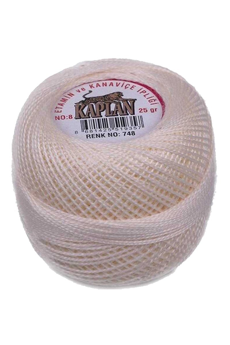 Kaplan Etamin Ve Kanaviçe İpi 8 No Kod/Renk: 748