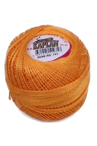 Kaplan Etamin Ve Kanaviçe İpi 8 No Kod/Renk: 741 - Royaleks