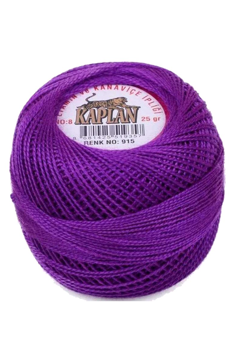 Kaplan Etamin Ve Kanaviçe İpi 8 No Kod/Renk: 915