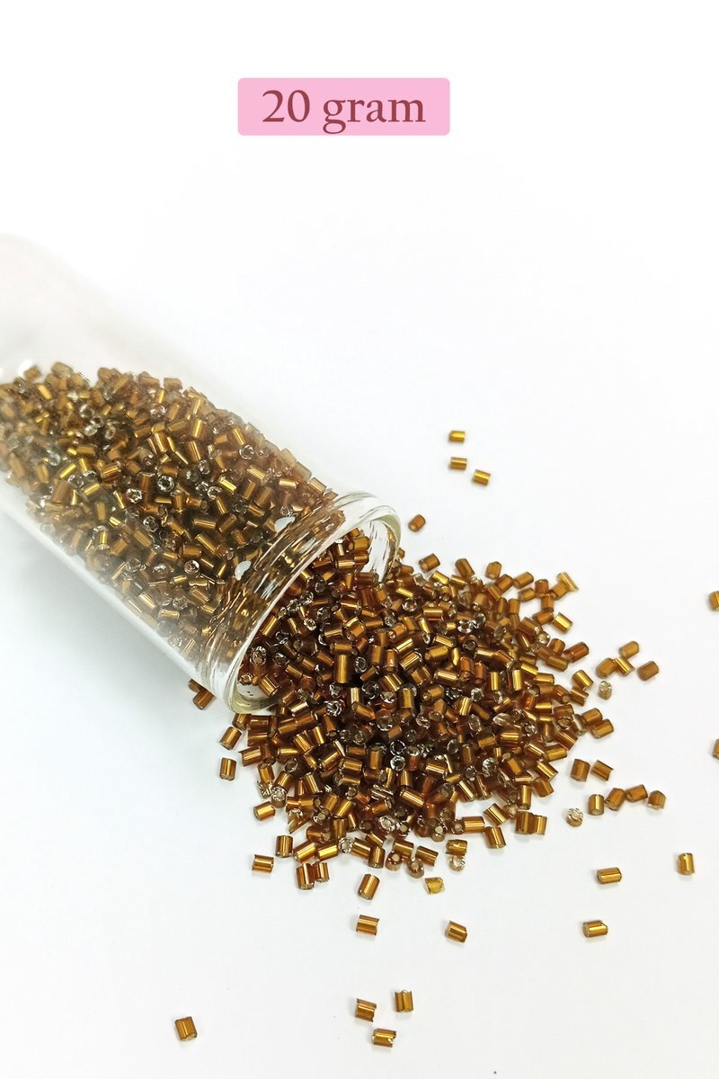 Kesme Cam Boncuk 2mm - 20 Gram - Koyu Kahverengi - BNC324