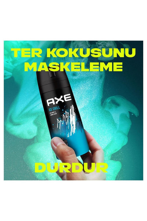 3 Adet Axe Ice Chill Erkek Deodorant Sprey 150 ml - görsel 2