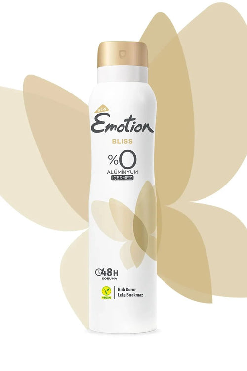 3 Adet Emotion Bliss Kadın Vegan Deodorant 150 Ml Hızlı Kurur , Leke Bırakmaz - görsel 2
