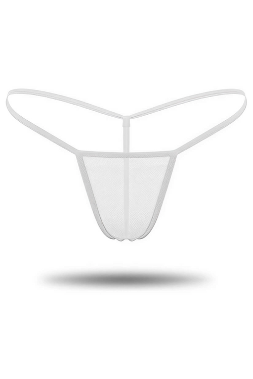 3'lü Renkli Transparan Tül String Tanga - görsel 2