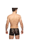 Fantezi Dantelli Seksi Siyah Erkek Boxer - Seksi Erkek İç çamaşırı - 2