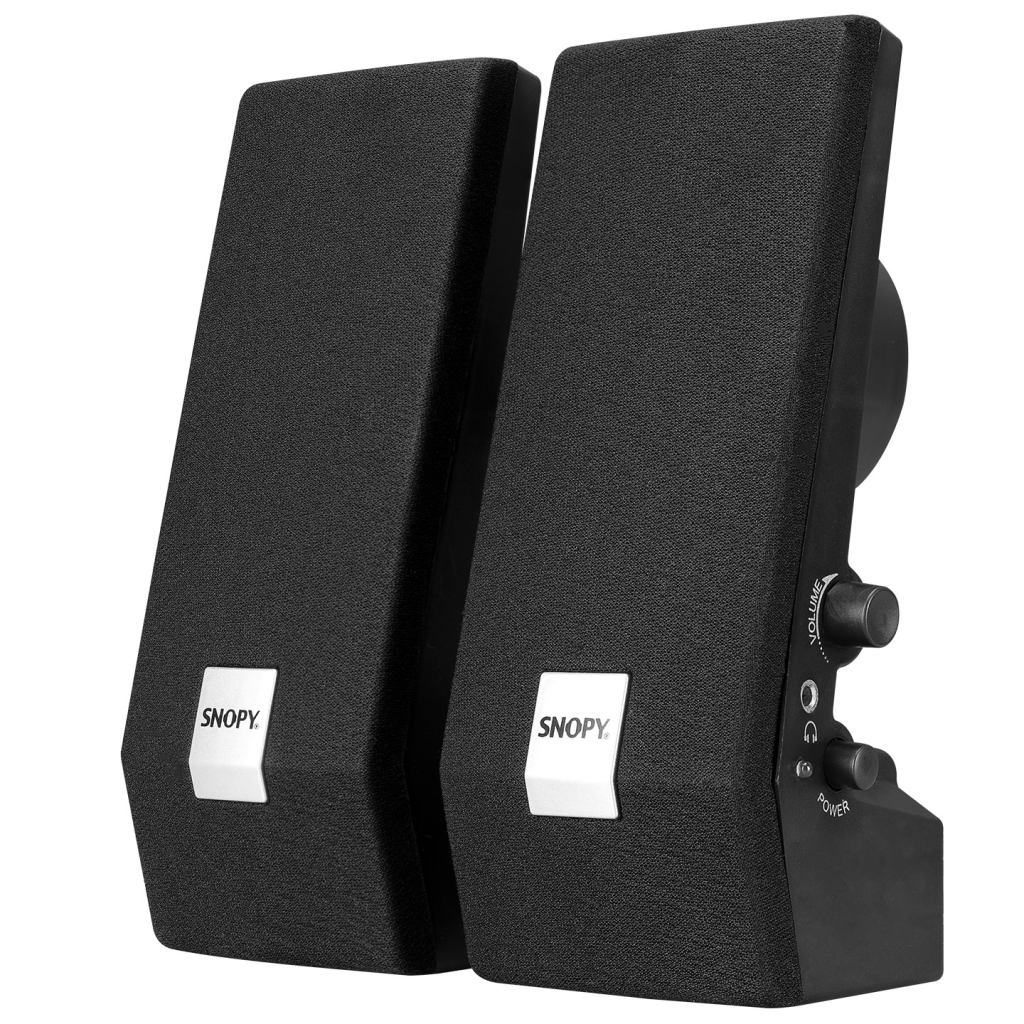 Snopy SN-611 6W 1+1 Masaüstü Speaker AC 220V (Siyah)(1923)