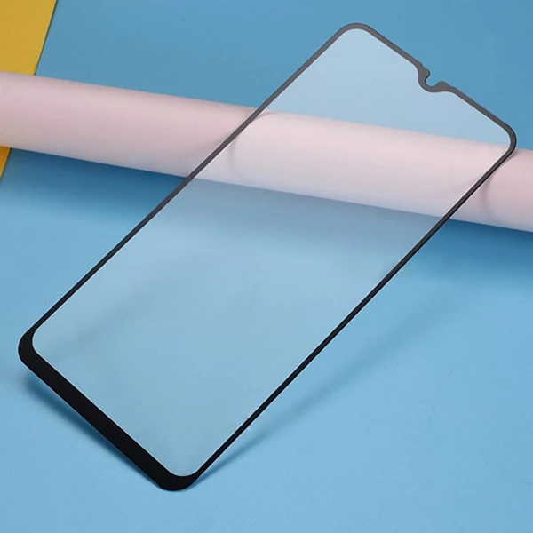 Oppo Realme 5 3D Full kaplama Tempered Cam Ekran Koruyucu - Siyah