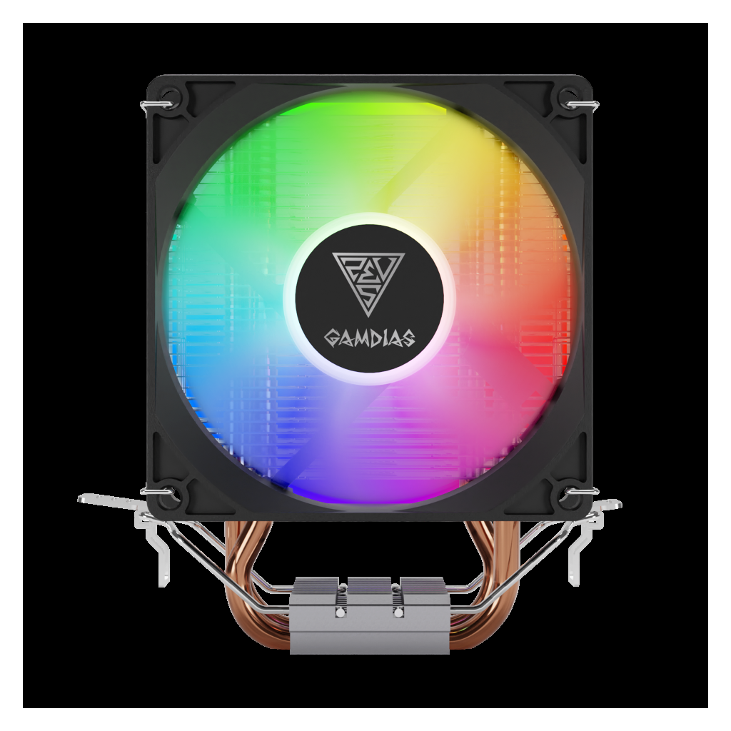 Gamdias Gamdıas Boreas E1-210 Lite 92mm CPU Kule Tipi Hava Soğutma Doğrudan Temas Teknolojisine Sahip 2 adet Gelişmiş Bakır Isı Borusu (AMD AM5 ve...