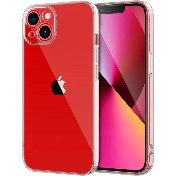 Ally iPhone 14 6.1inç Crystal Clear Kamera Korumalı Sert PC Kılıf - Şeffaf 2