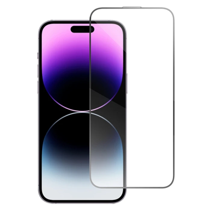 Ally iPhone 15 Pro Full Hd Kırılmaz Cam Ekran Koruyucu - Şeffaf 2