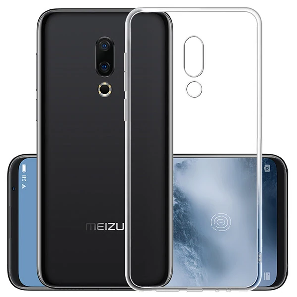 Meizu 16 Plus Kamera Korumalı Ultra Koruma Silikon Kılıf - Şeffaf 2