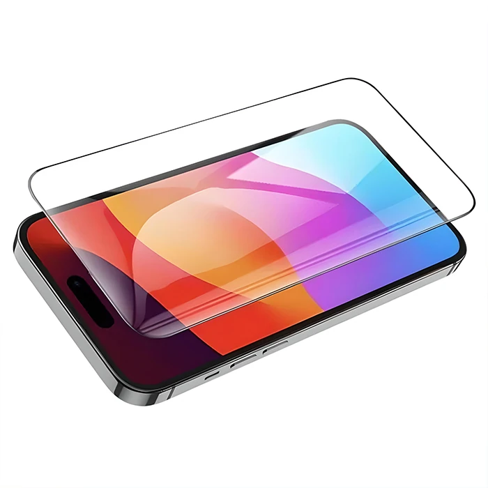 Hoco Guardian Shield Series iPhone 15 Pro HD Tempered Kırılmaz Cam Ekran Koruyucu 10 Adet Set - Şeffaf 2