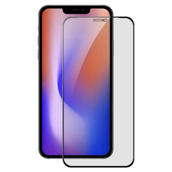 Ally İPhone 12 Mini 5.4 3D Full Privacy Gizlilik Cam Ekran Koruyucu - Siyah