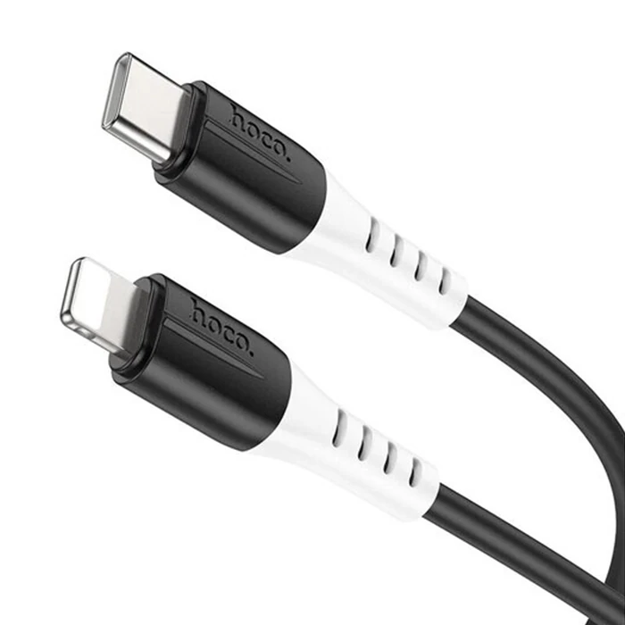 Hoco X82 20W Type-C to Lightning iPhone Hızlı Şarj Kablosu Data Kablosu - Siyah