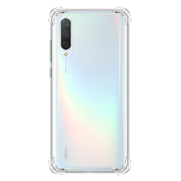 Ally Xiaomi Mi 10 5G Anti-Drop Shockproof Darbe Emici Silikon Kılıf - Şeffaf 2