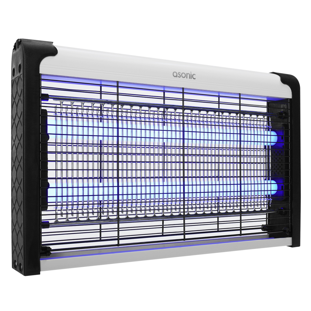 Asonic Asonıc AS-A29 Siyah 6W 2000V Masaüstü Zincir Askılı 2adet UV Mor Işıklı Siyah Kasa Sinek Öldürücü(1923)